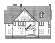 Hill House Elevation Drawing